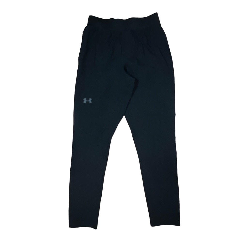 Under Armour Joggers WOMENS SMALL Lightweight High Waist BLACK